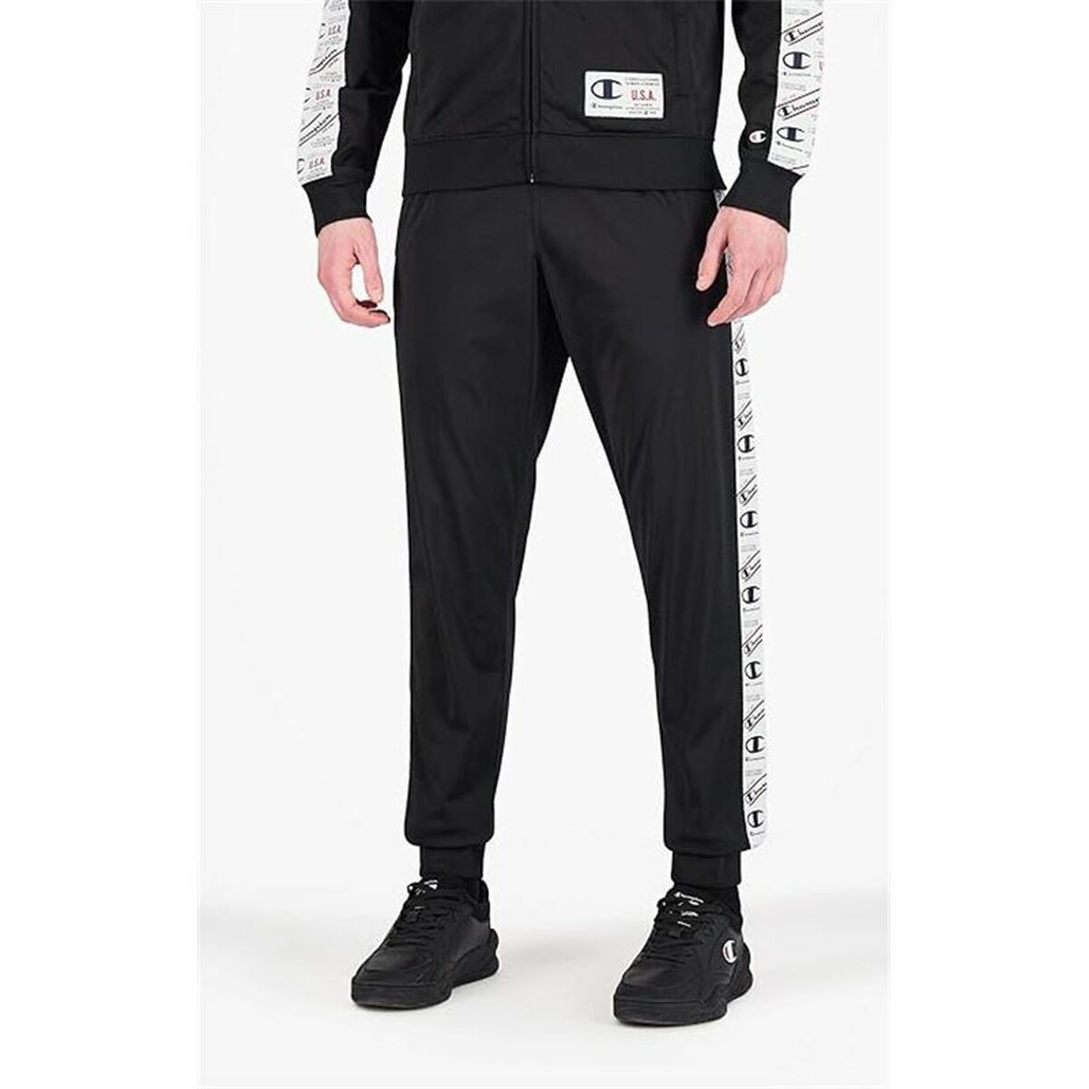 Image secondaire de Pantalon Champion Rib Cuff Noir