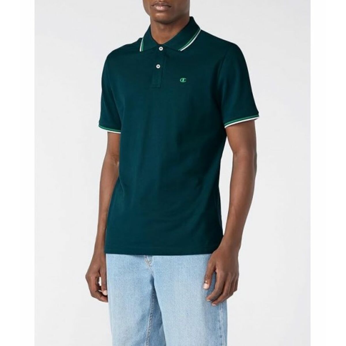 Image secondaire de Polo à manches courtes homme Champion CHAMPION POLO 220897 EMA Vert