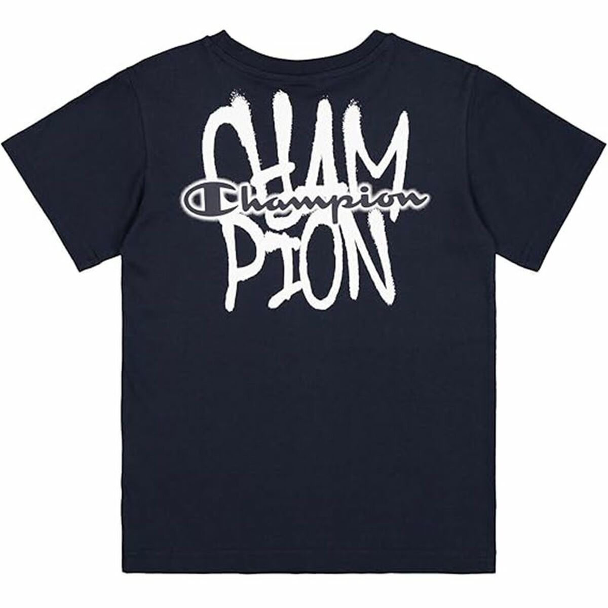 Image secondaire de T shirt à manches courtes Enfant Champion Champion SS Blue marine