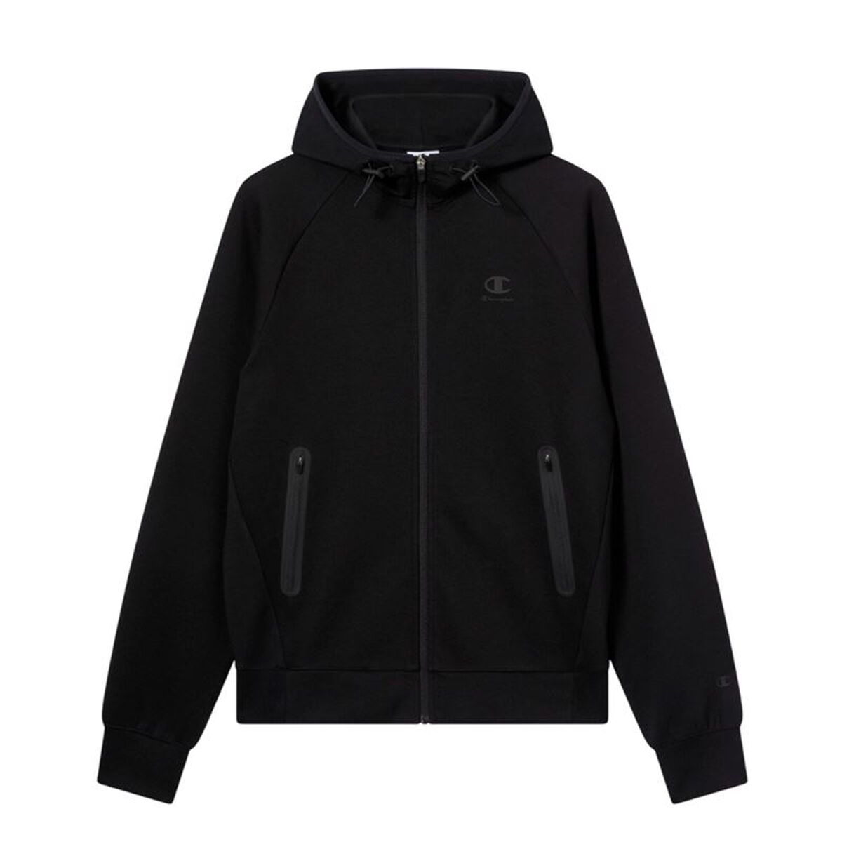 Herenhoodie Champion C-Tech Zwart