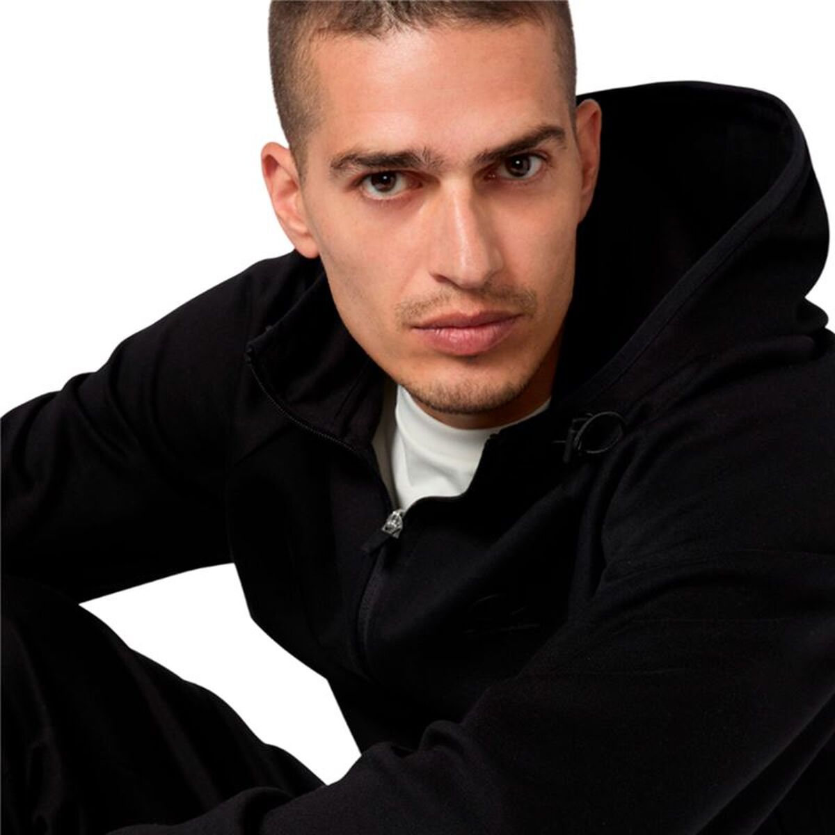 Herenhoodie Champion C-Tech Zwart