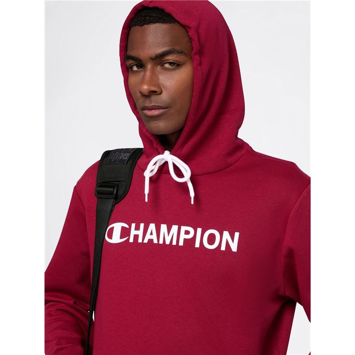 Herenhoodie Champion Graphic Shop Rood