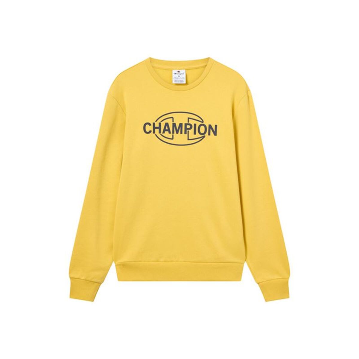 Herensweater zonder Capuchon Champion Graphic Shop Geel