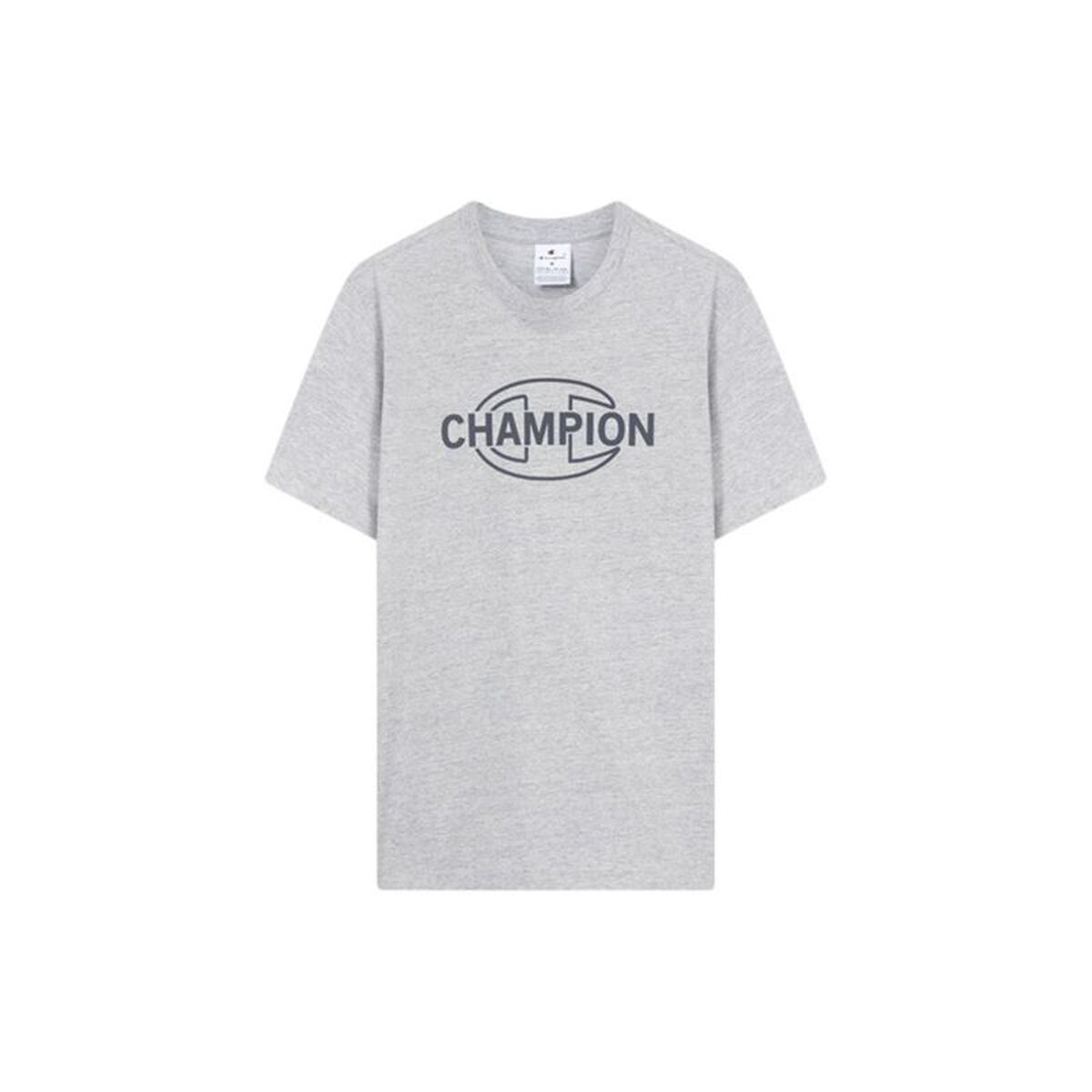 Heren-T-Shirt met Korte Mouwen Champion Graphic Shop Lichtgrijs