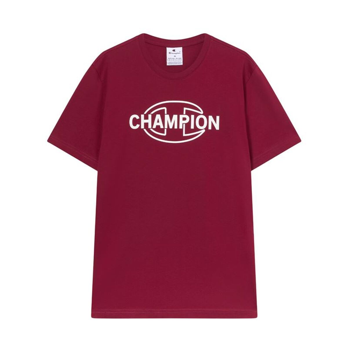 Heren-T-Shirt met Korte Mouwen Champion Graphic Shop Donkerrood