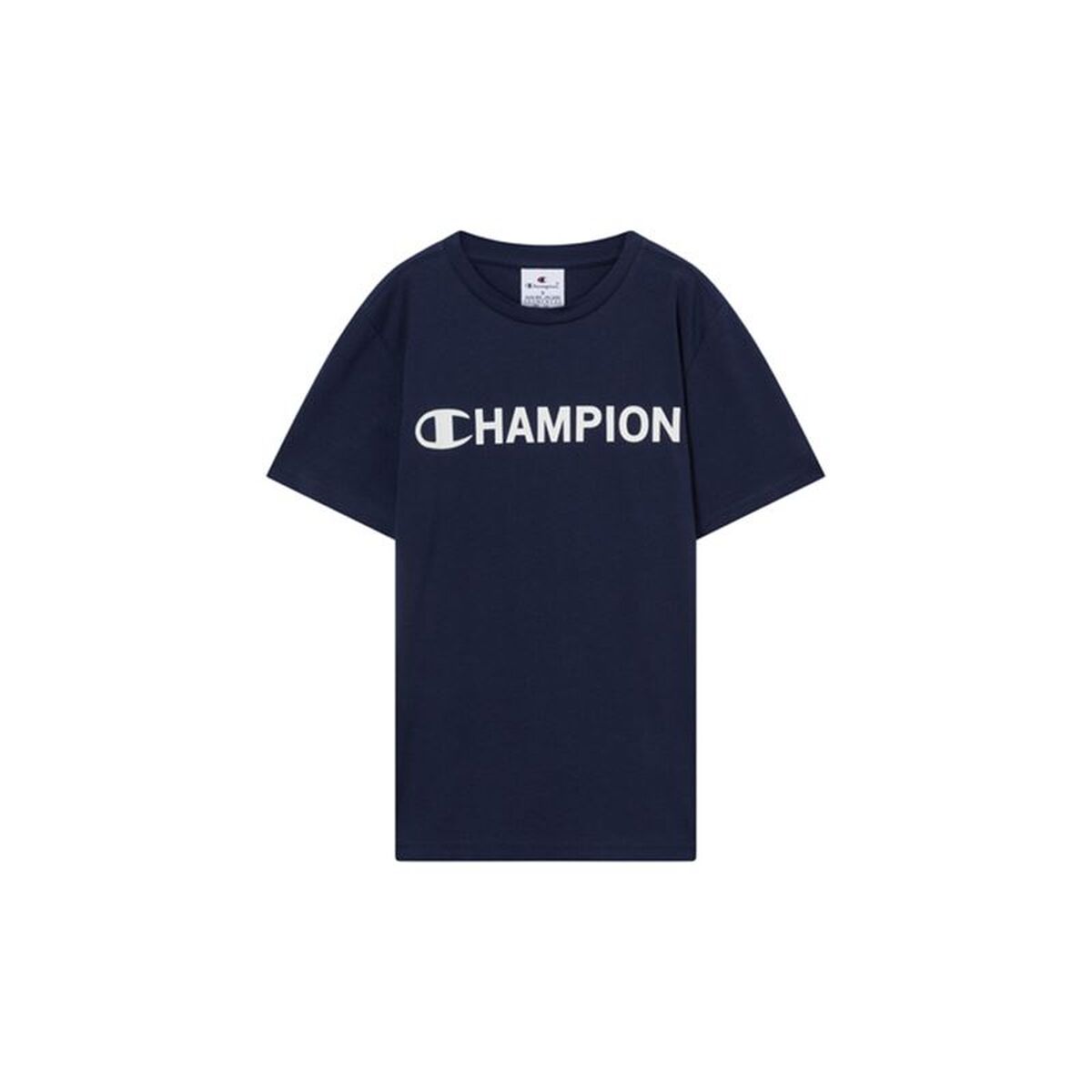 T-Shirt met Korte Mouwen voor kinderen Champion Graphic Shop Marineblauw