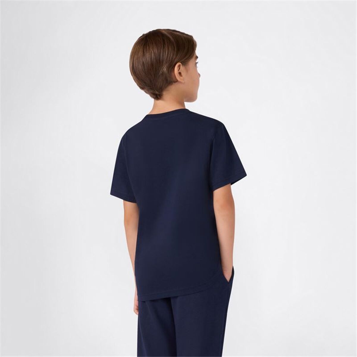 T-Shirt met Korte Mouwen voor kinderen Champion Graphic Shop Marineblauw