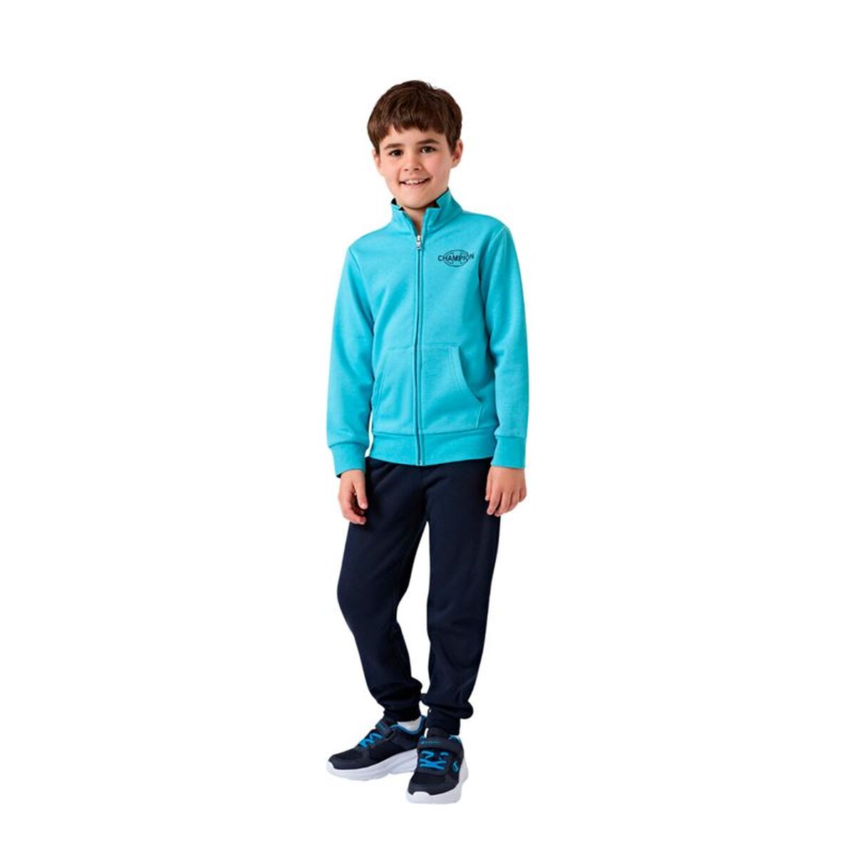 Joggingpak voor kinderen Champion Blauw Celeste