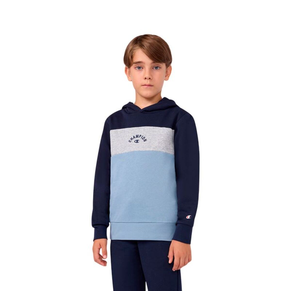 Kinderhoodie Champion Icons Plus Blauw Indigo