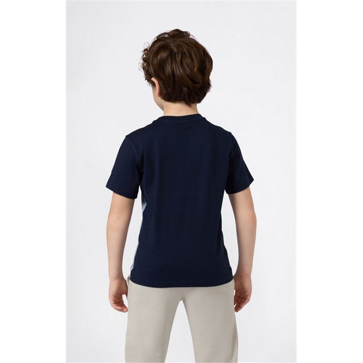 T-Shirt met Korte Mouwen voor kinderen Champion Icons Plus Blauw Hemelsblauw