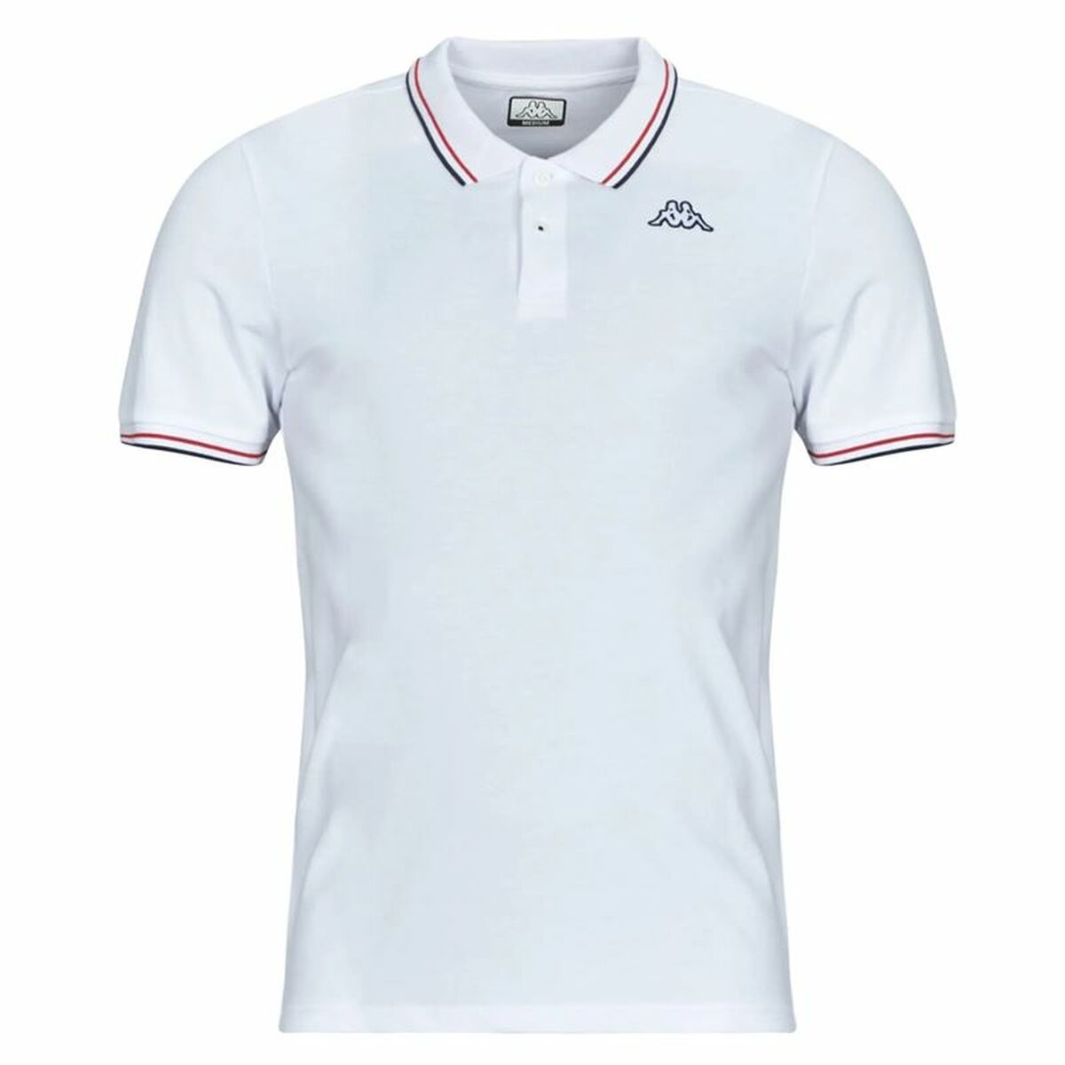 Polo à manches courtes homme Kappa Ezio 2 Blanc Rouge