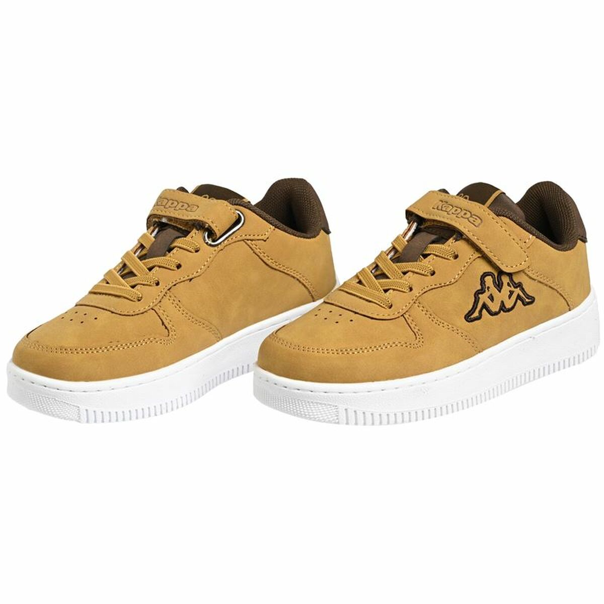Sportschoenen voor Kinderen Kappa Maserta 4 Kid Ev Geel Lichtbruin