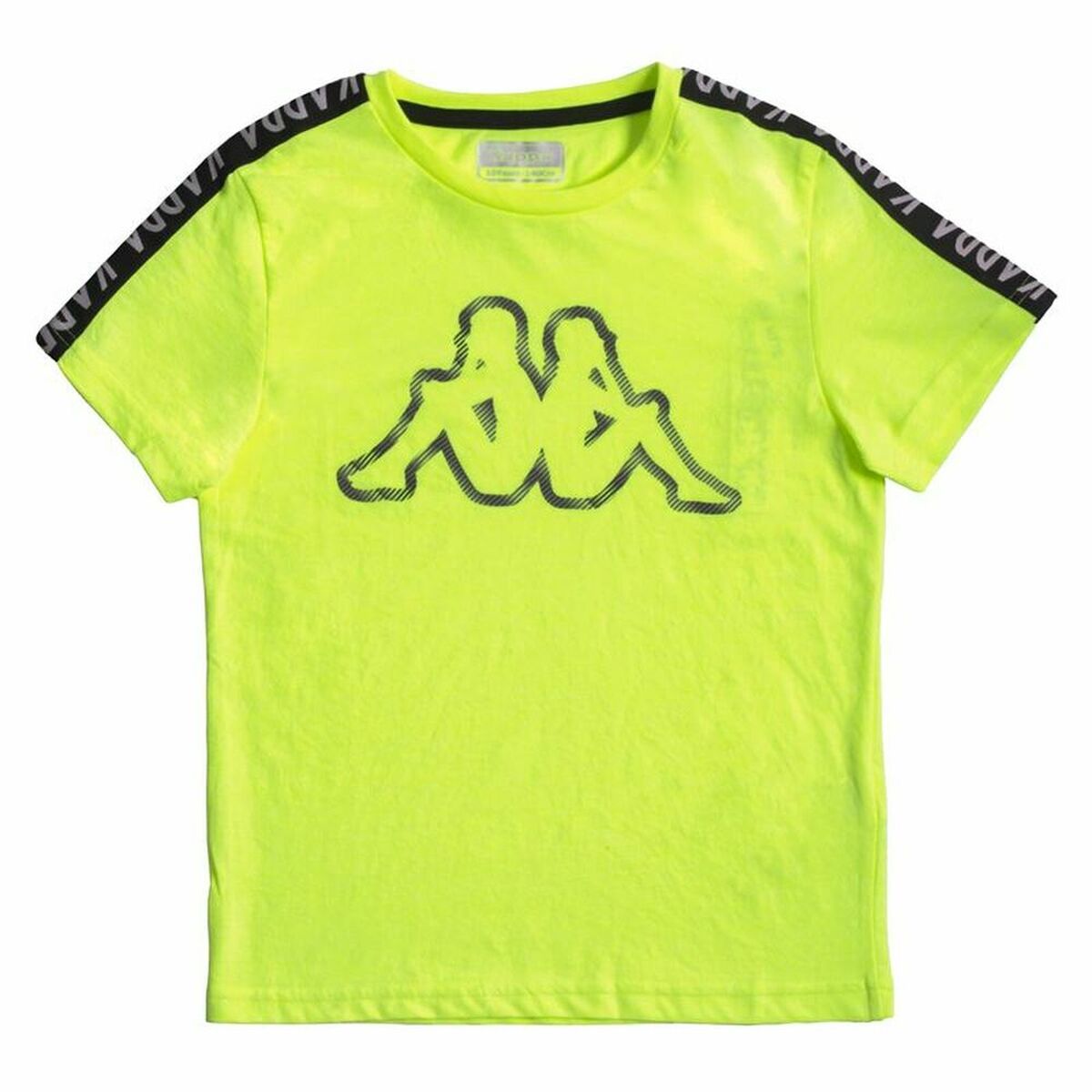 Camiseta de Manga Corta Infantil Kappa Skappa K Verde limón