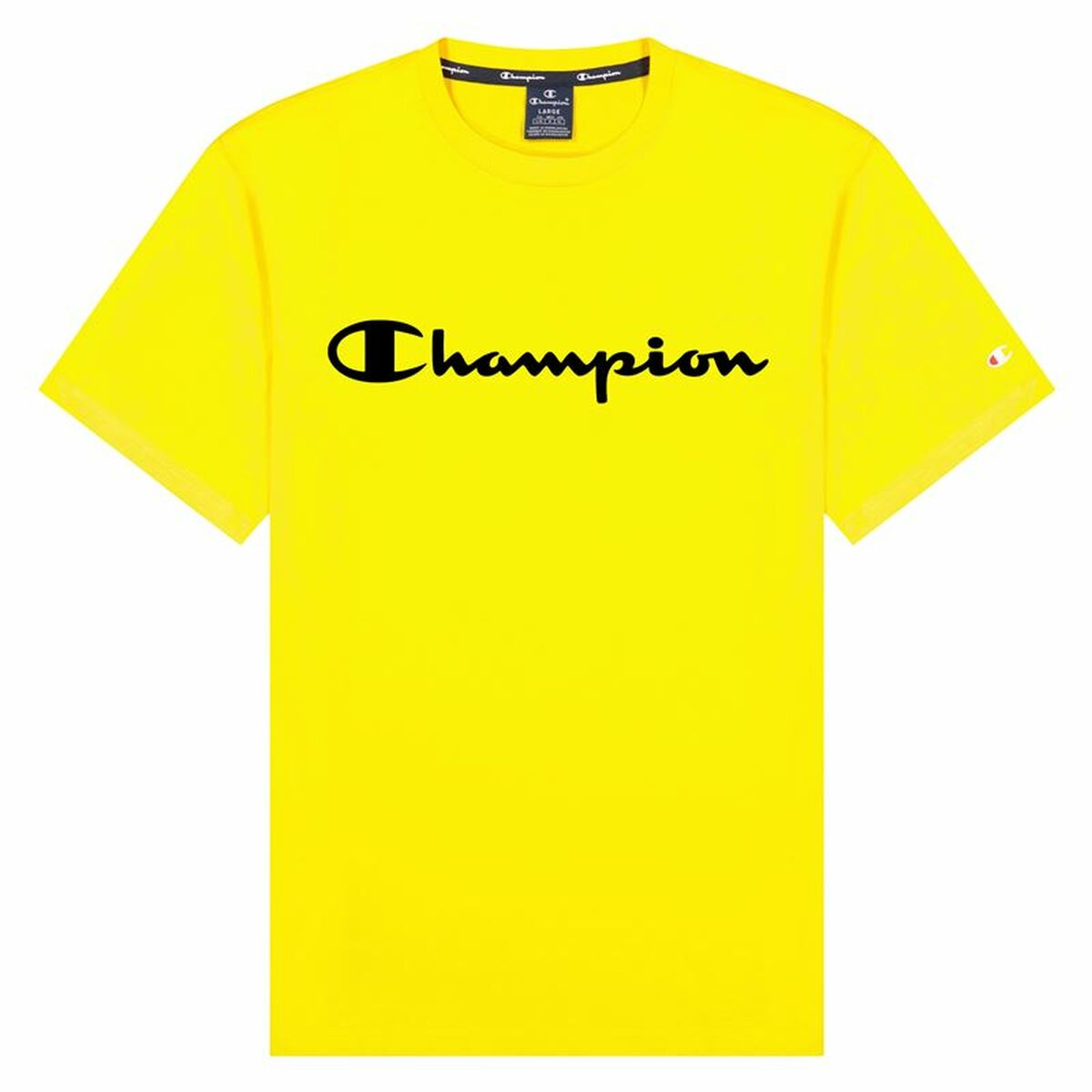 Camiseta de Manga Corta Champion Crewneck M Amaril