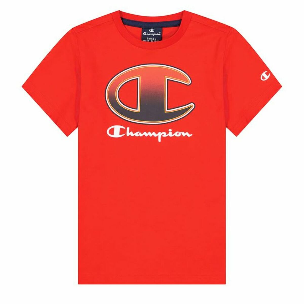 Camiseta de Manga Corta Champion Crewneck T-Shirt B Rojo