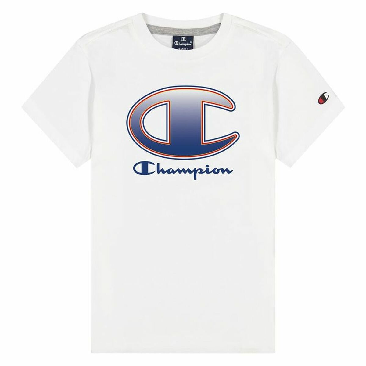 T shirt à manches courtes Champion Crewneck T-Shirt B Blanc