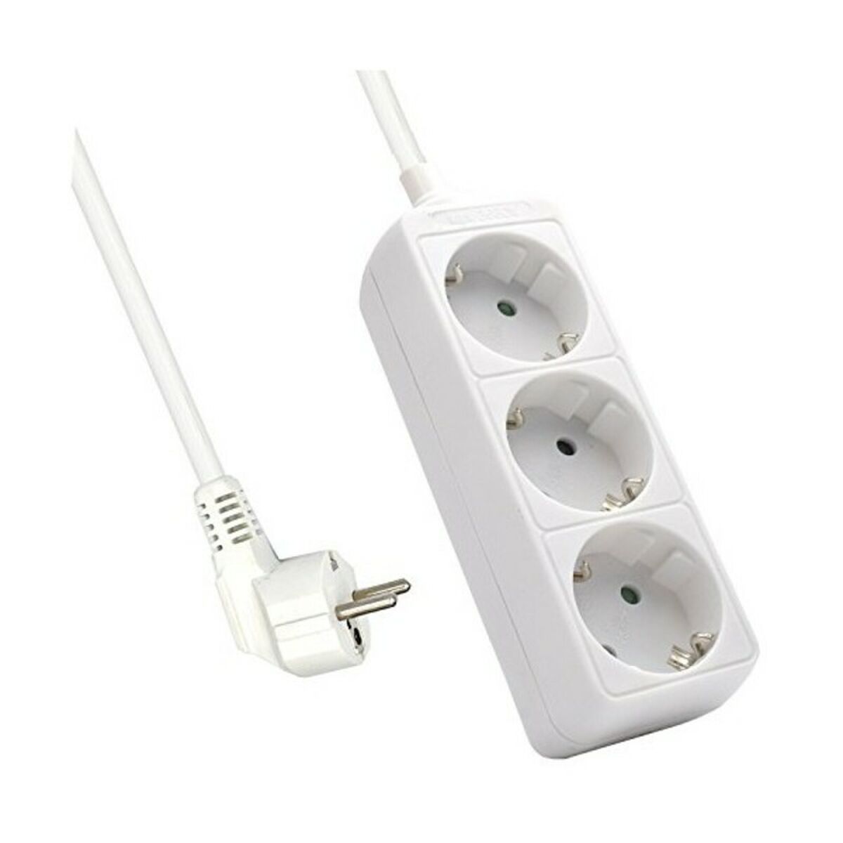 Afbeeldingen van 3-socket plugboard without power switch Ewent EW395 3680W