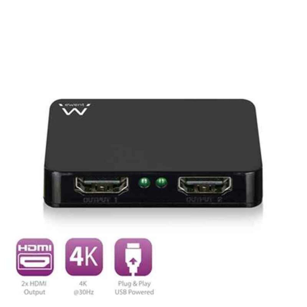 Afbeeldingen van HDMI switch Ewent EW3720 4K