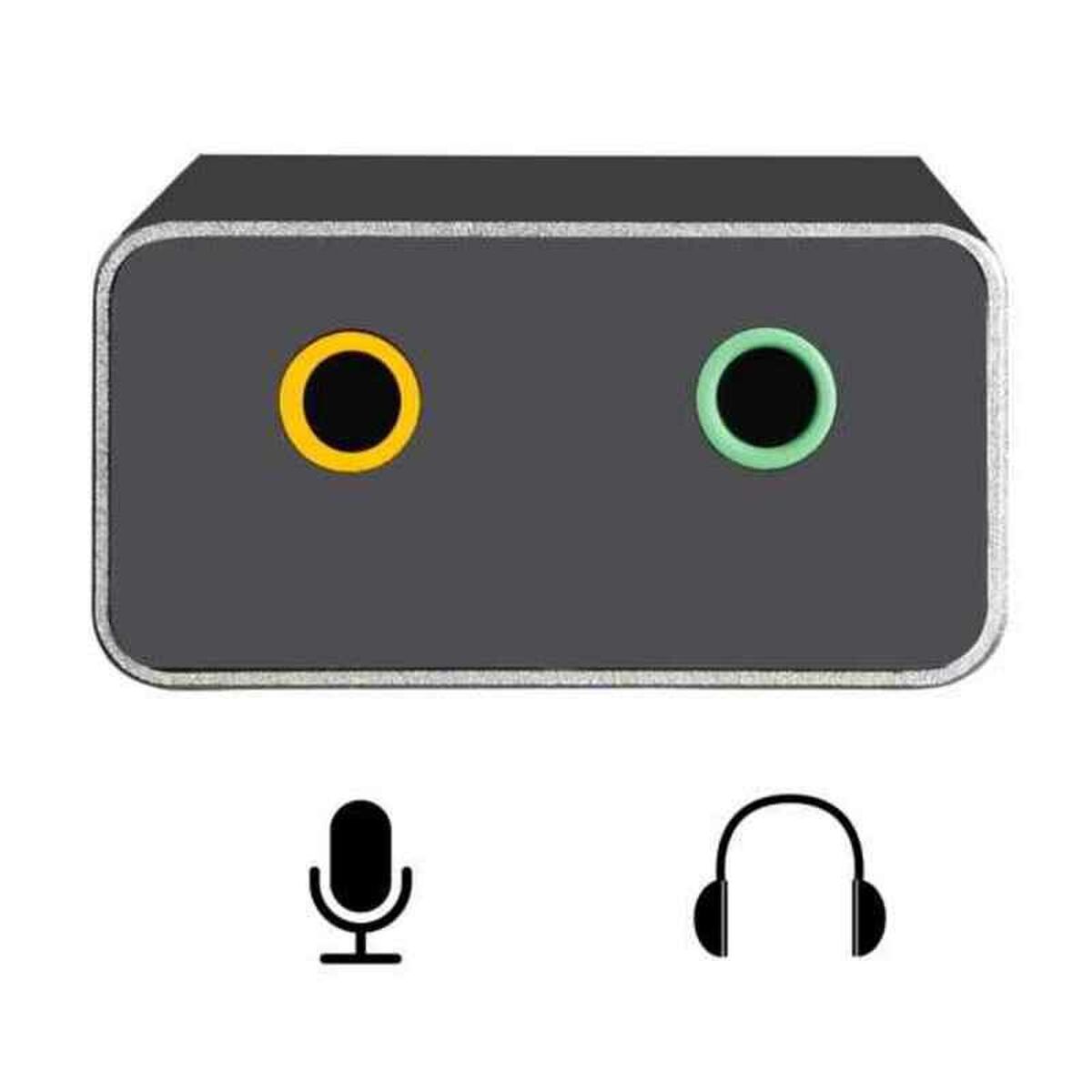 Afbeeldingen van Audio Jack Adapter Ewent EC1645 USB C 15 cm