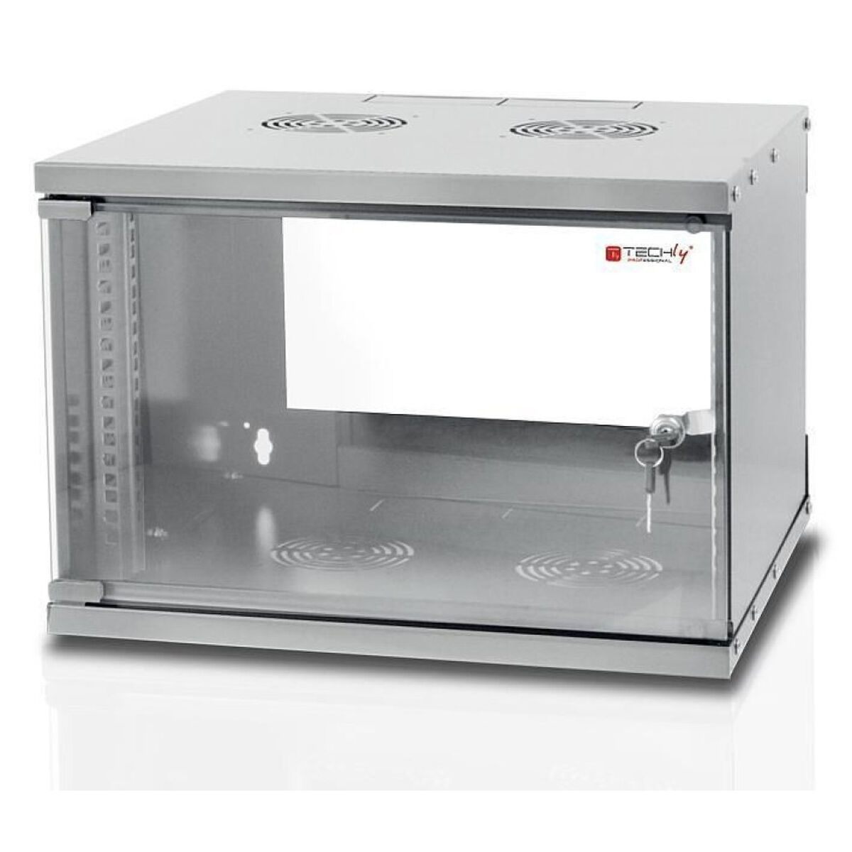 Afbeeldingen van Wall-mounted Rack Cabinet Techly I-CASE EL-1006G32