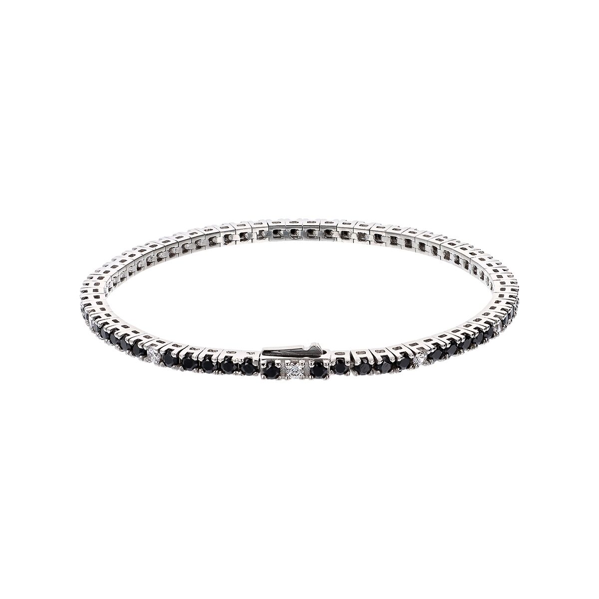 Bracelet Femme Albert M. WSOX00567.RD.BLKW19 Argenté Noir