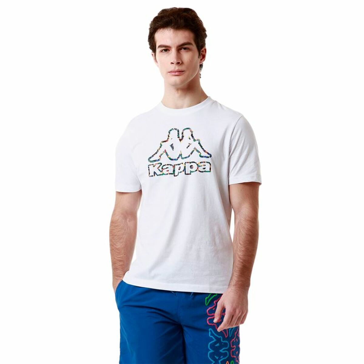 Mens Short Sleeve T-Shirt Kappa Fario Graphik