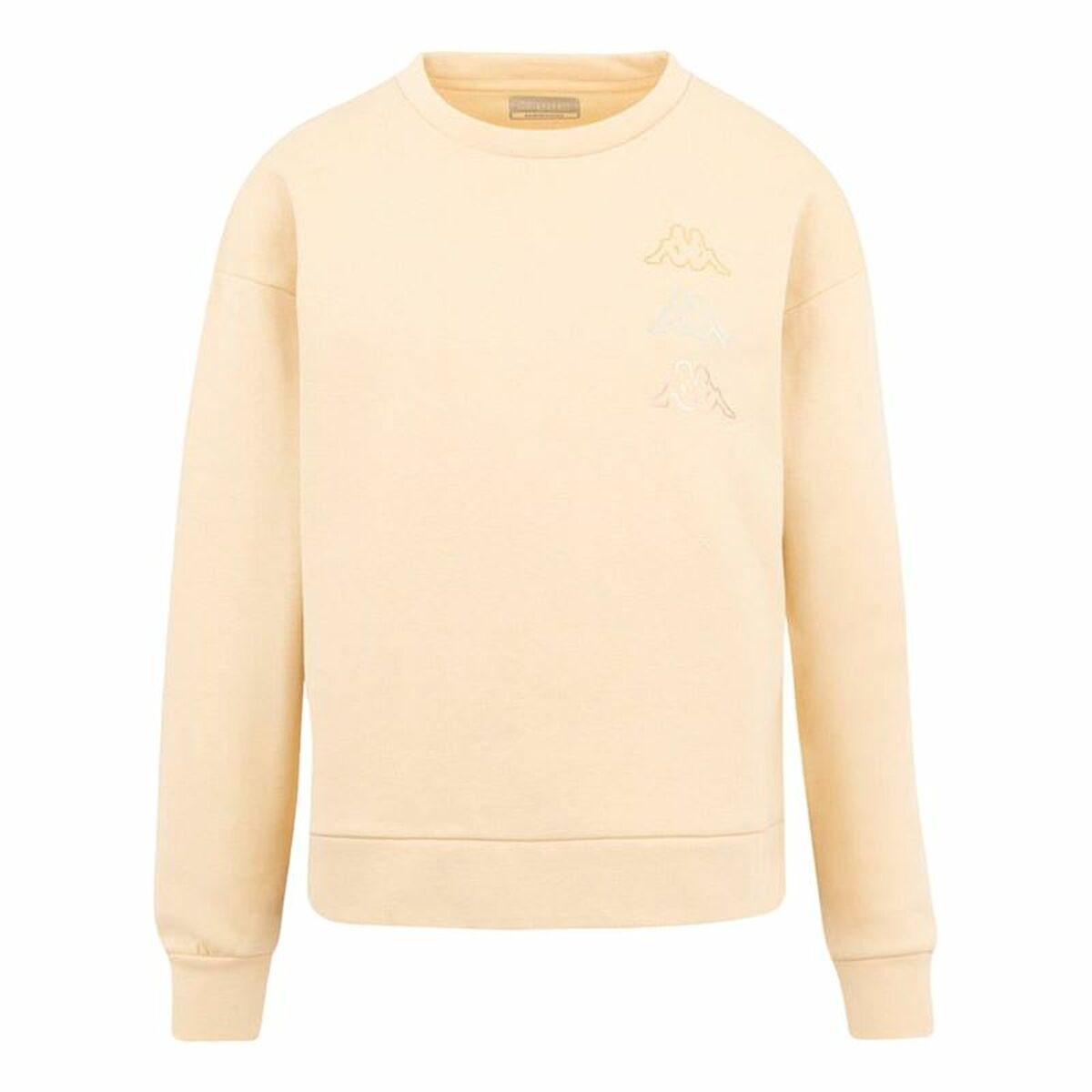 Uniseks Sweater zonder Capuchon Kappa Kifoli Beige