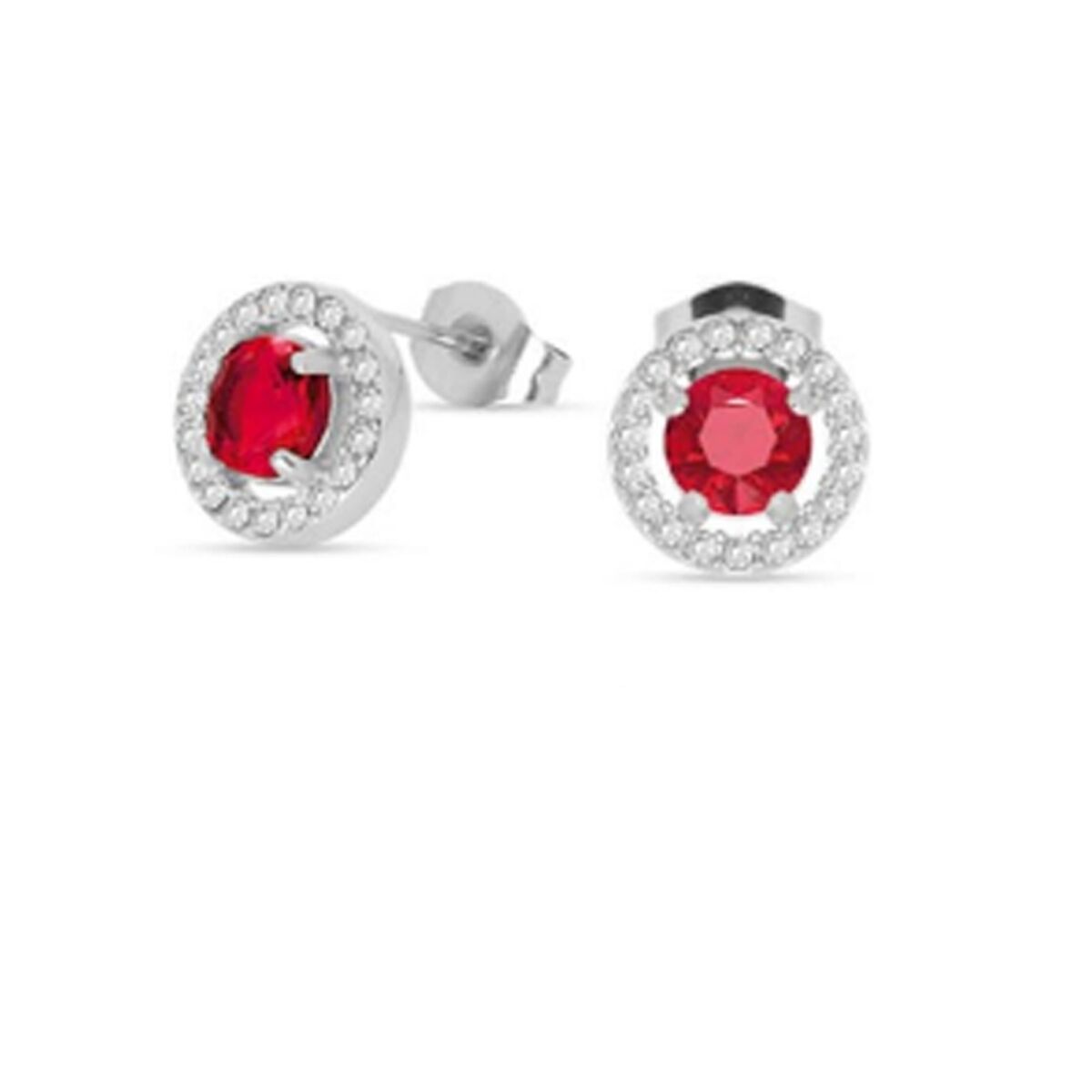 Boucles d´oreilles Femme LIU JO LJ2270 Argenté Rouge