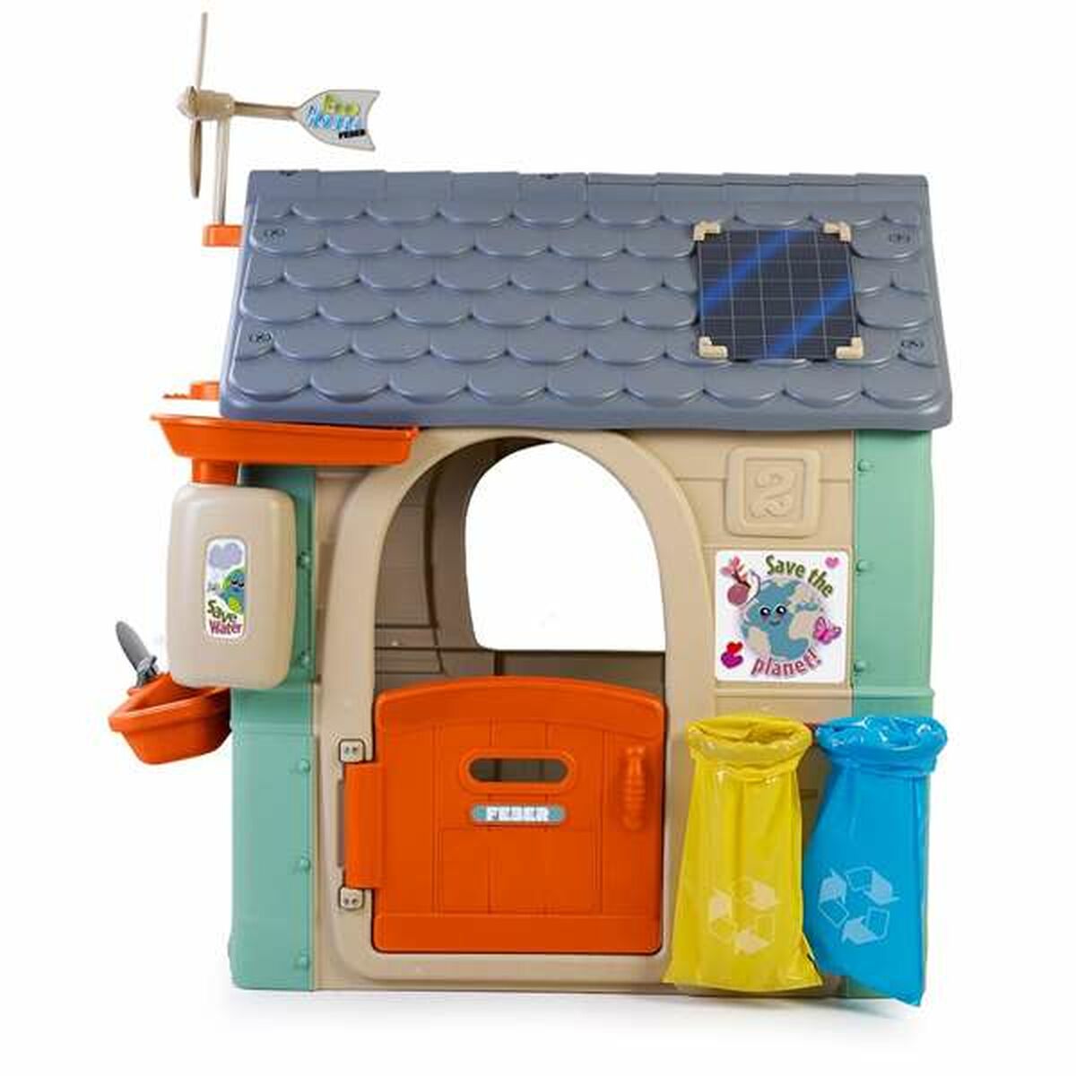 Speelgoedhuis voor Kinderen Feber Recycle Eco House 20 x 105,5 x 109,5 cm