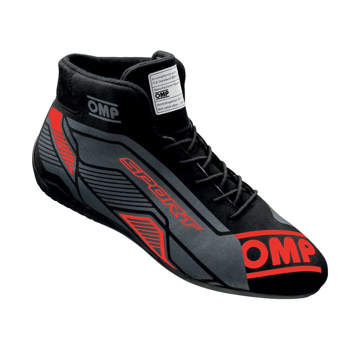 Chaussures de course OMP OMPIC/82907344 Noir/Rouge