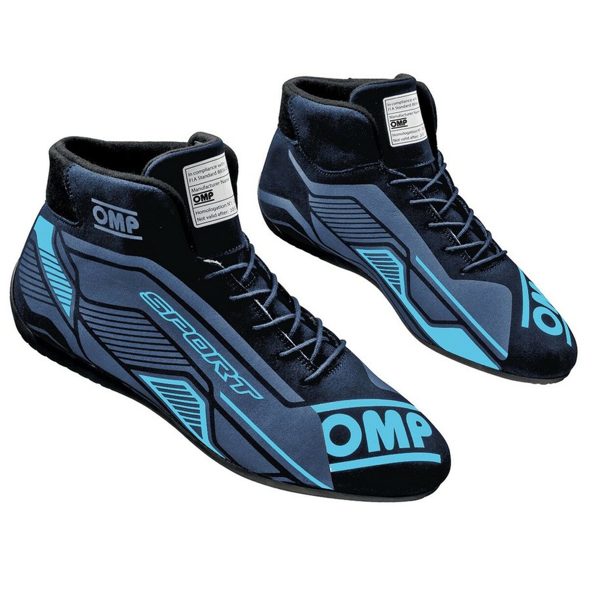 Chaussures de course OMP SPORT Noir/Bleu 42