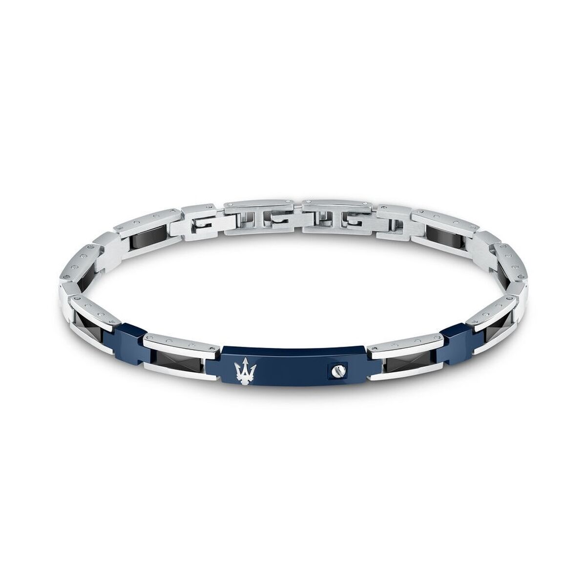 Bracelet Homme Maserati CERAMIC Acier inoxydable Argenté