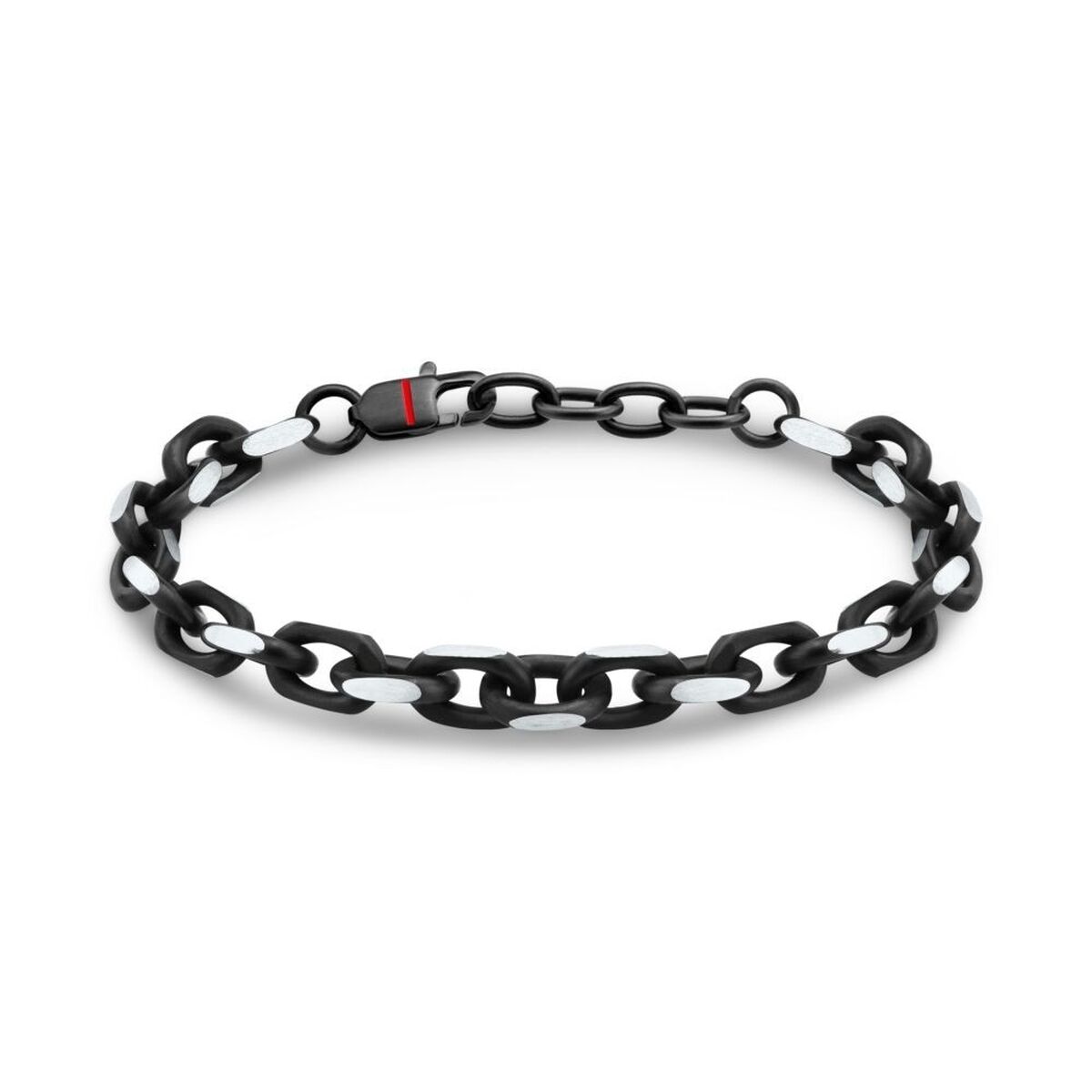 Armband Heren Sector SAXS03 Zilver Zwart
