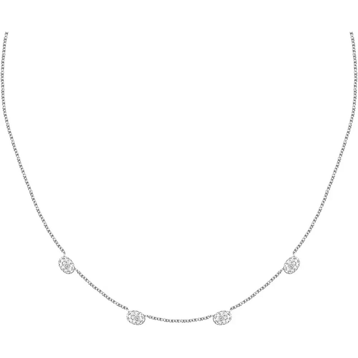 Ketting Dames Morellato PAVE Zilverkleurig