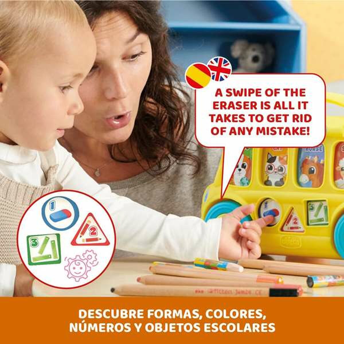 Gra edukacyjna Chicco Autobus