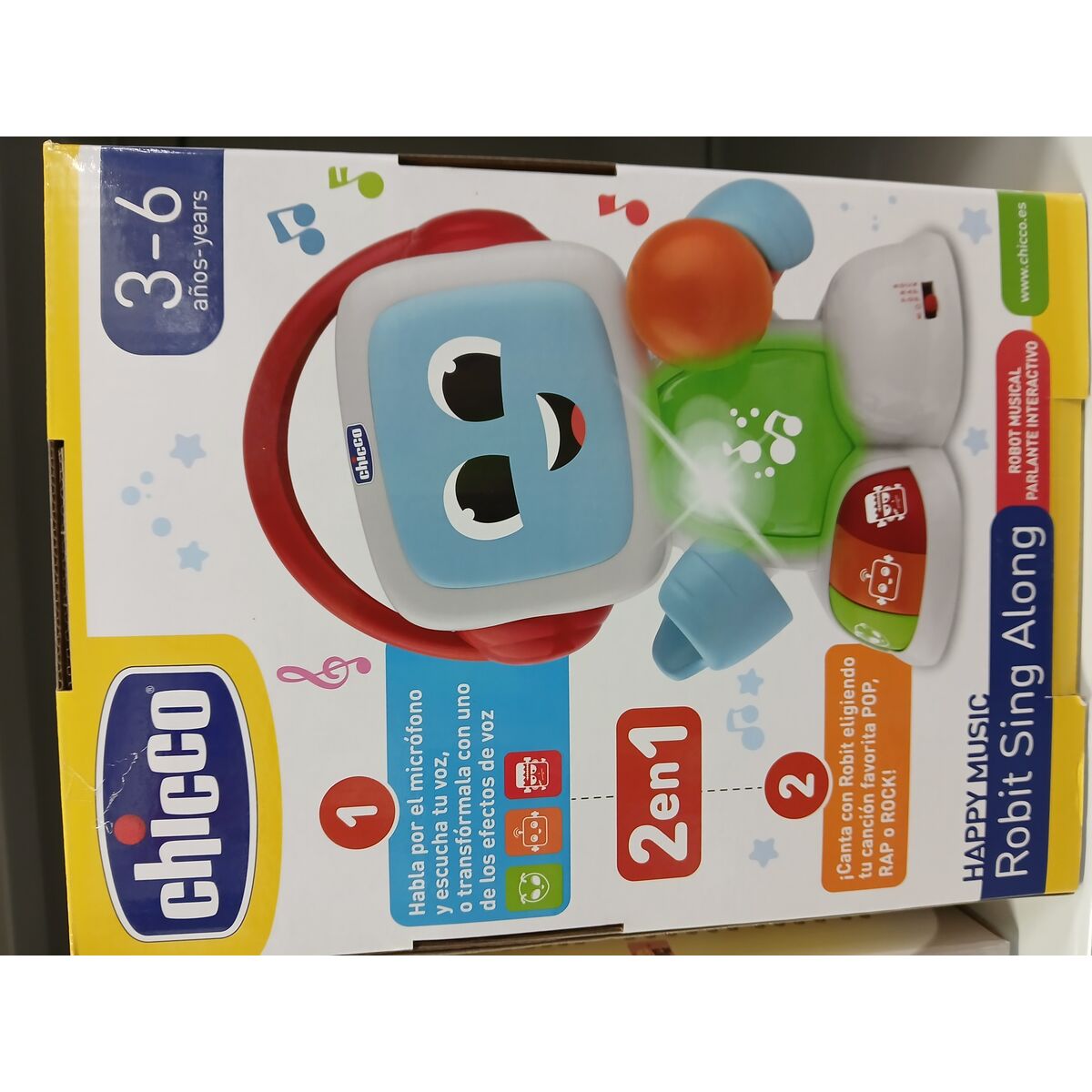 Afbeeldingen van Interactive robot Chicco 17 x 11 x 25 cm