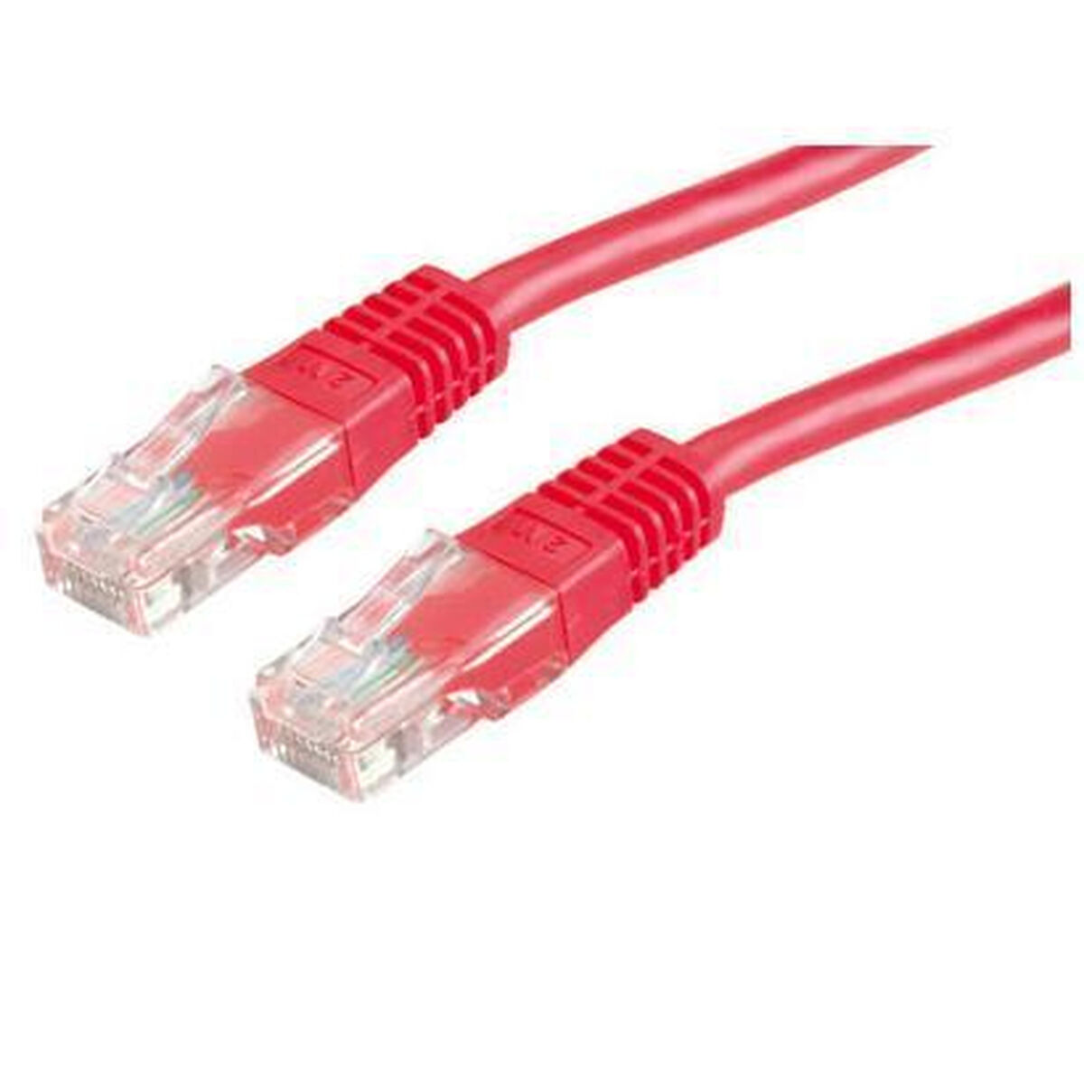 Câble Réseau Rigide UTP 6ème Catégorie Nilox NX090504104 3 m Rouge 1 Unités