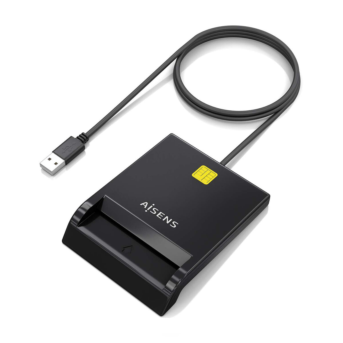 Bild von External Card Reader DNI Aisens ASCR-SN06-BK Black