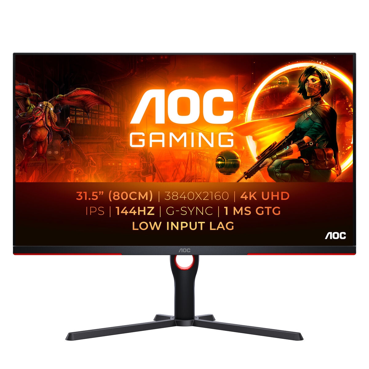 Picture of Gaming Monitor AOC U32G3X/BK 4K Ultra HD 32"