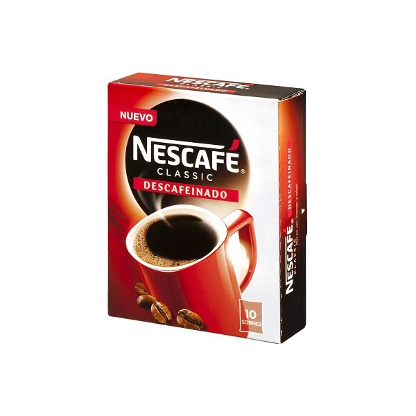 Soluble Coffee Nescafé Decaffeinated (10 uds)