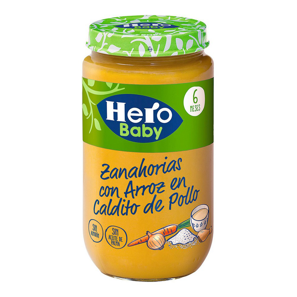 Pot pour bébé Hero Riz Zanahoria Caldo de Pollo (235 gr)