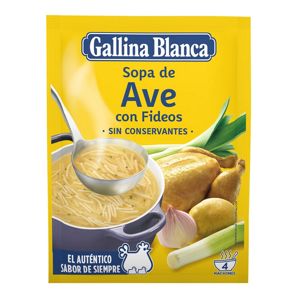 Soupe Gallina Blanca Poulet Nouilles (76 g)