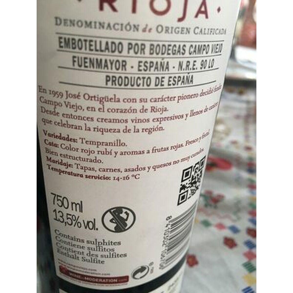 Red Wine Campo Viejo 1,2 kg