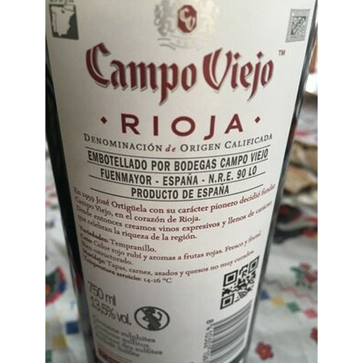 Red Wine Campo Viejo 1,2 kg