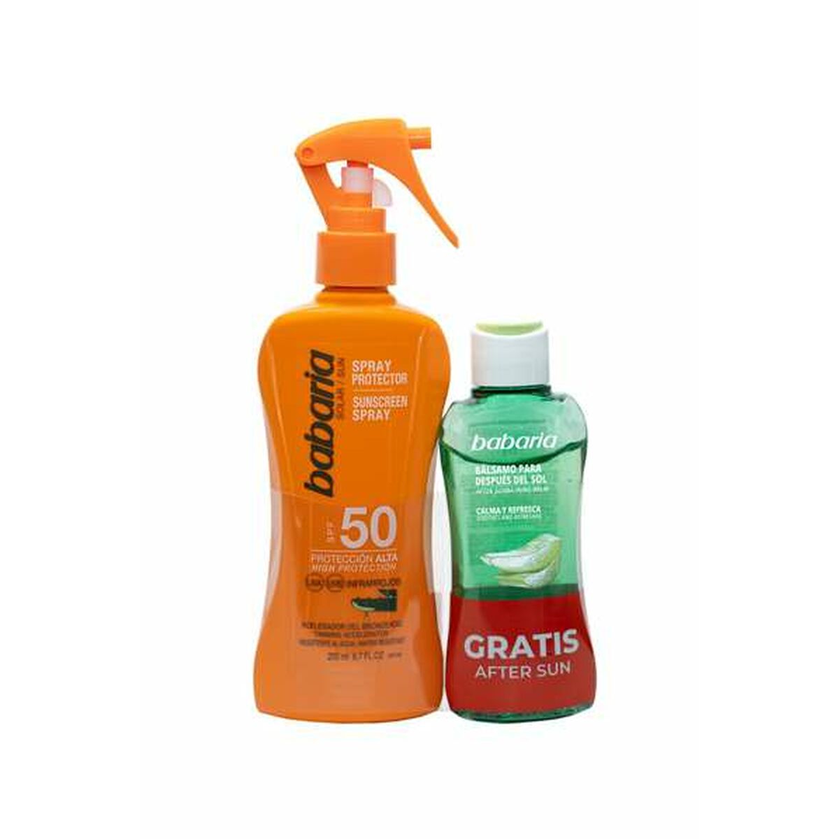 Spray Protecteur Solaire Babaria Spf 50 100 ml Aloe Vera