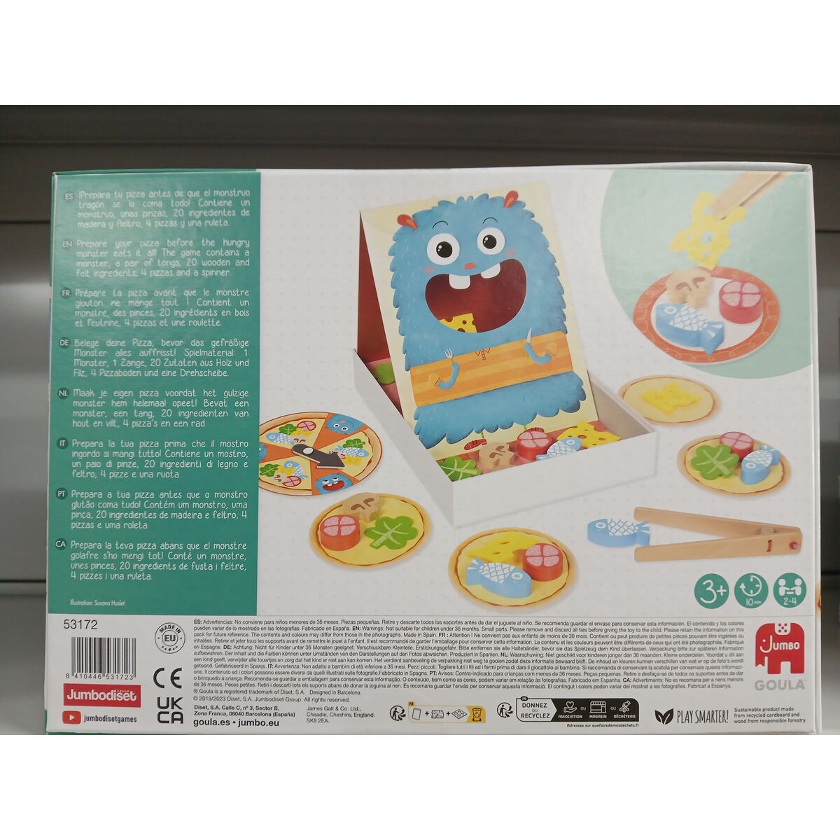 Skill Game for Babies Hungry Monster Goula 53172