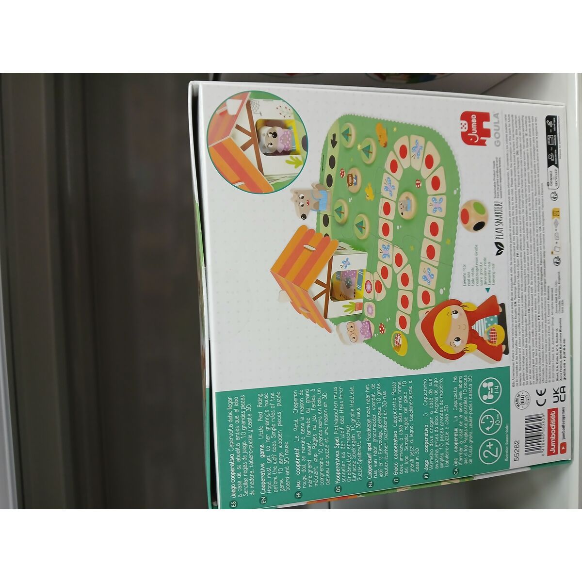 Educational Game Goula Little Red Ridding Hood 9 Pieces