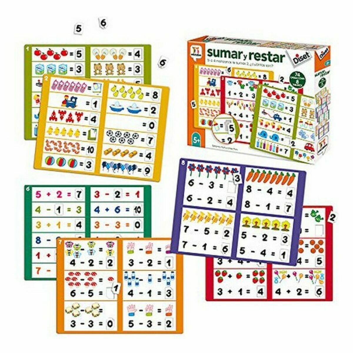 Educatief Spel Sumar y Restar Diset (ES)
