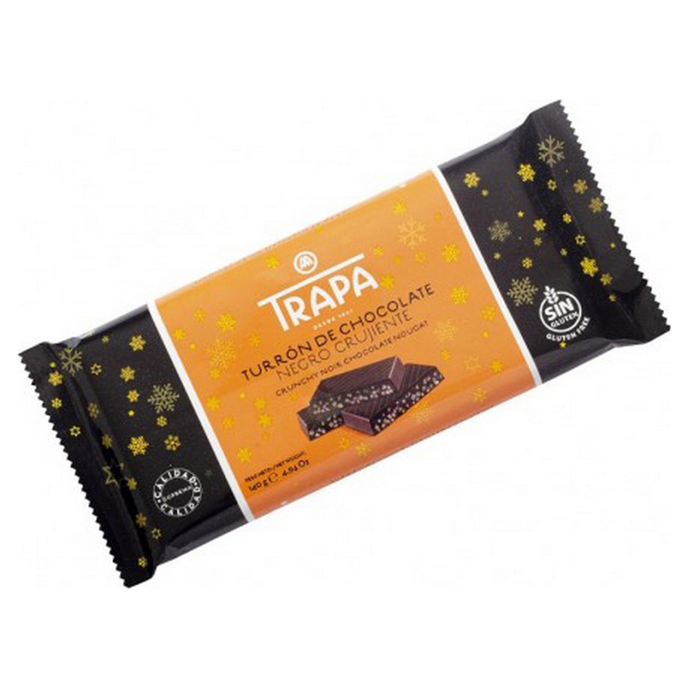 Nougat Trapa Chocolate Negro Croquante (140 g)