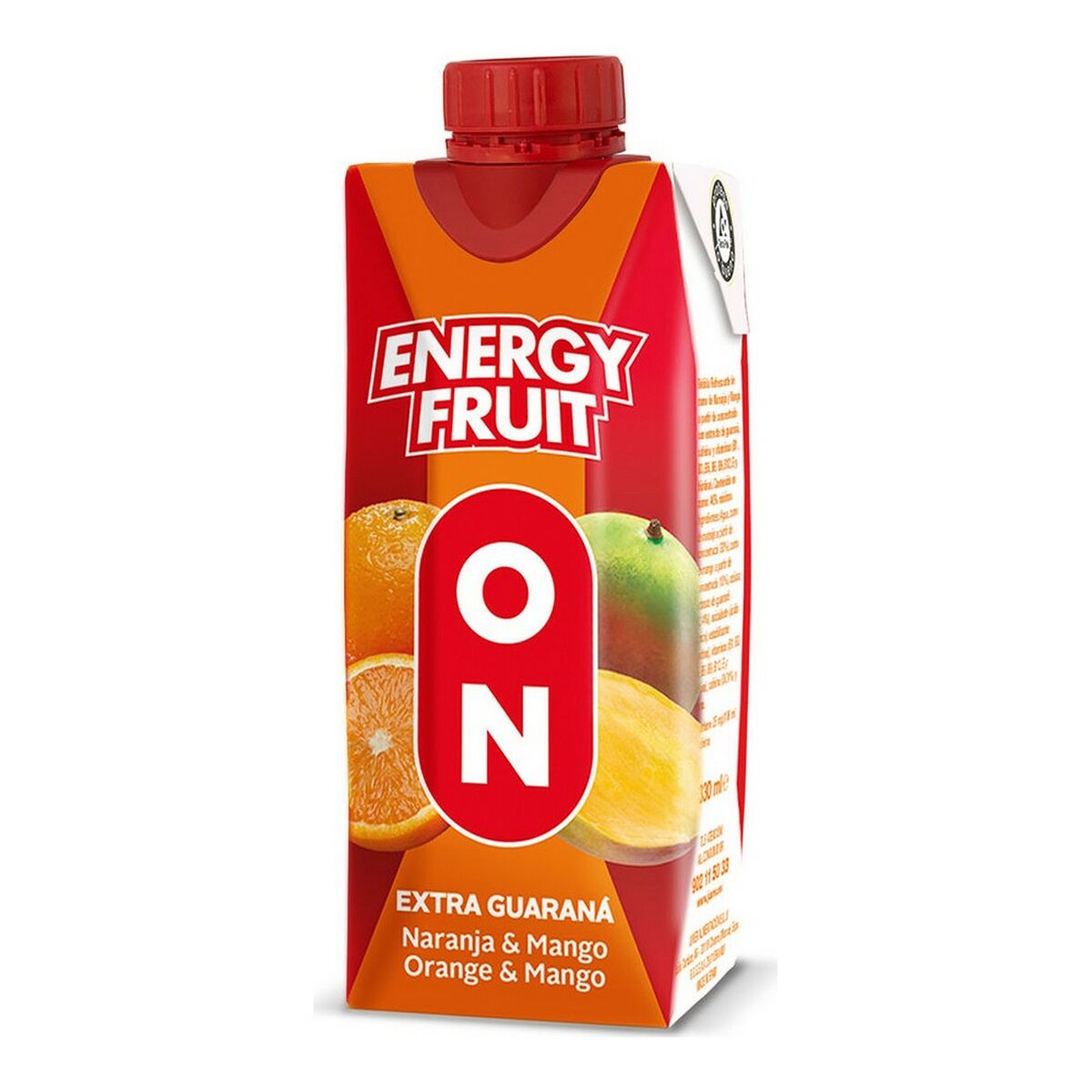 Nectar Juver Energy Fruit Orange Mangue (330 ml)